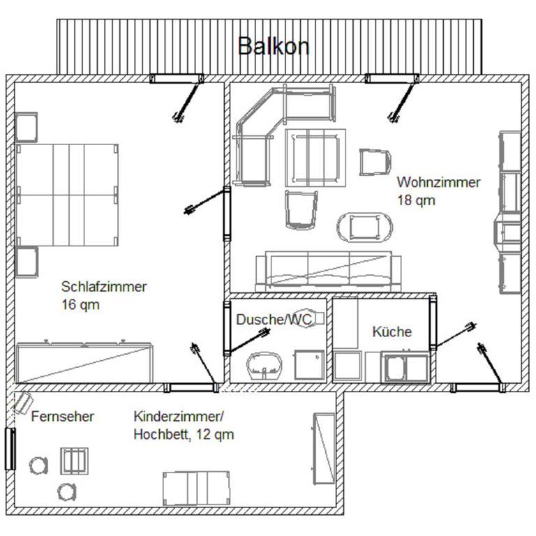 Gaestehaus Apfelbacher Spiegelau Eksteriør bilde